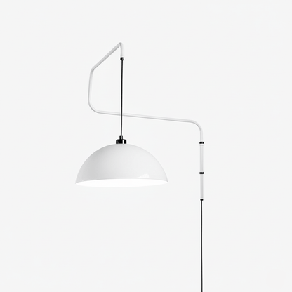 Elio Plug-In Wall Lamp with Adjustable Brightness and Modern Design