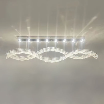 Alon Chandelier - Modern Design with Dimmable LED Lights and Adjustabl