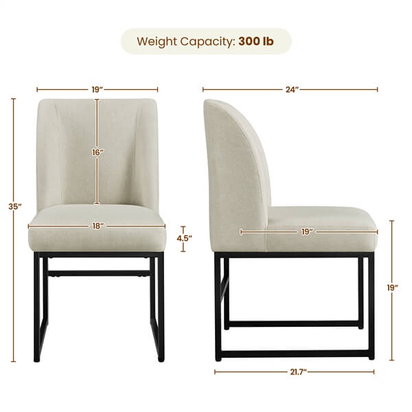Modern Dining Room Chairs Stylish Kitchen Chairs Position 3