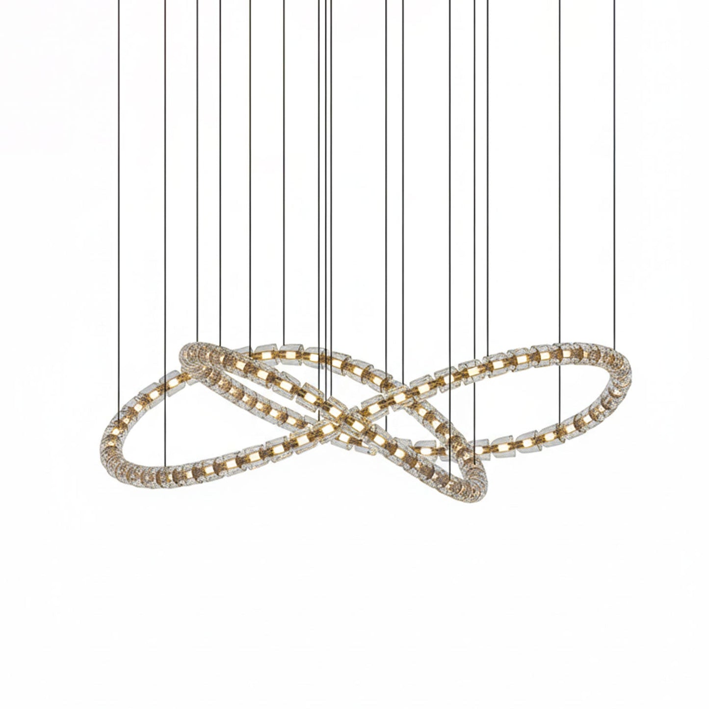 Gabriel Gold Chandelier - Elegant Design with Adjustable Brightness
