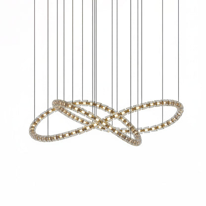 Gabriel Gold Chandelier - Elegant Design with Adjustable Brightness