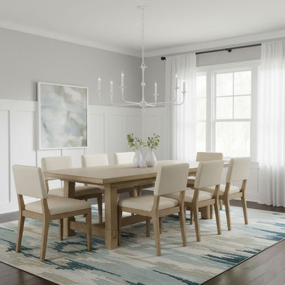 Elara Candle Chandelier - Elegant Design with Adjustable Height & LED