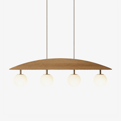 Arvella Arc Chandelier - Modern Design with Adjustable Height & LED Li