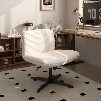 Wide Criss Cross Chair with No Wheels Position 10