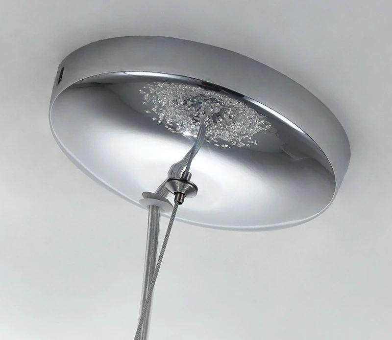 Elegant Crystal Dandelion Chandelier - Adjustable Brightness & Modern