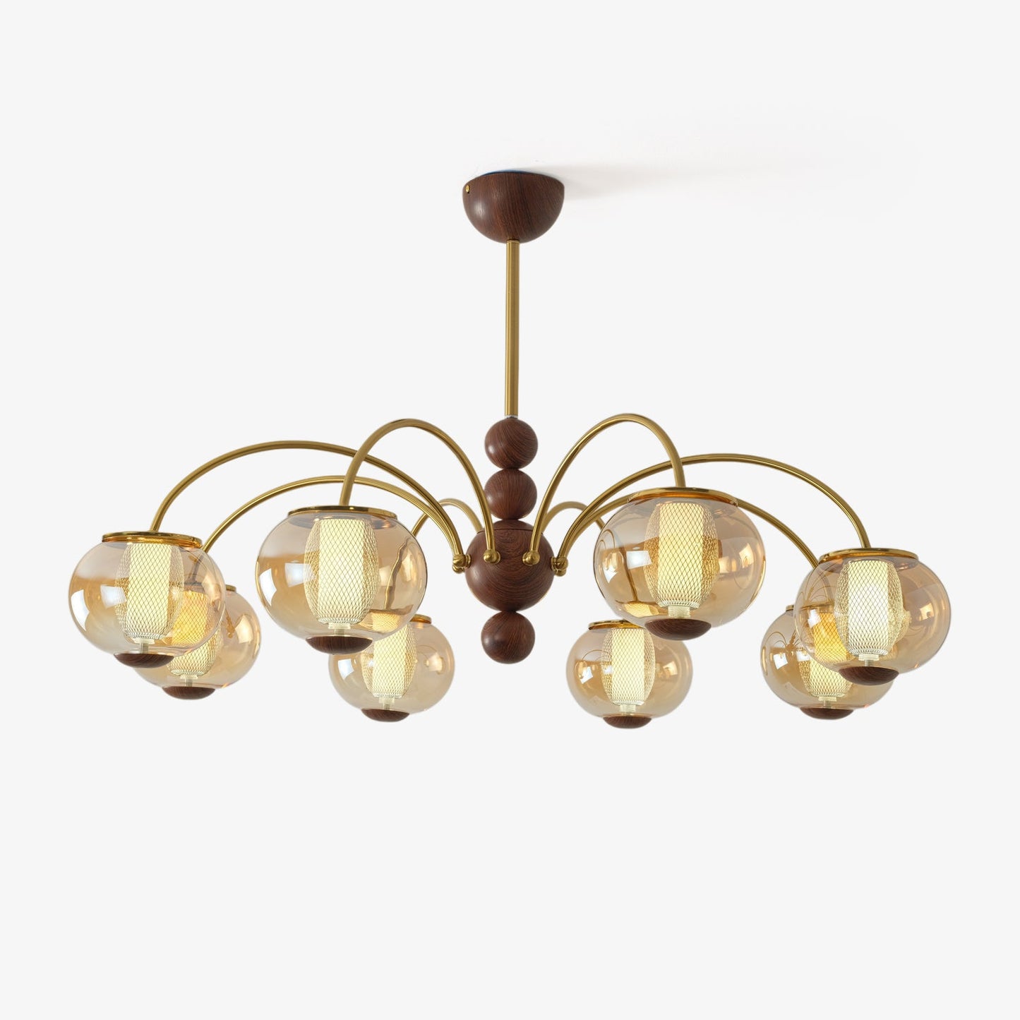 Solstice Bloom Chandelier - Elegant Design with Adjustable Height & LE