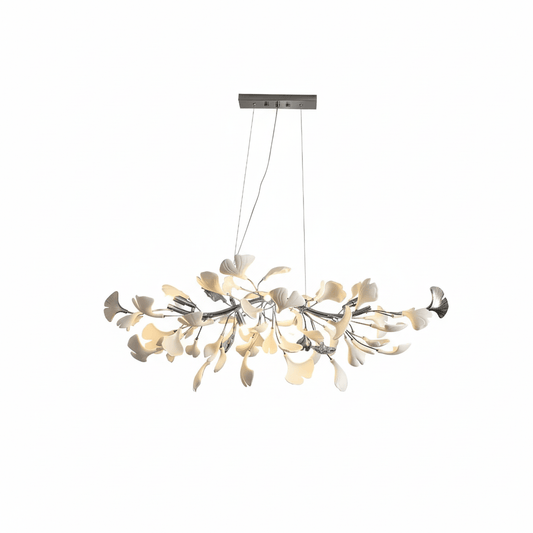 Gingko Cascade Chandelier - Modern LED Lighting with Adjustable Bright
