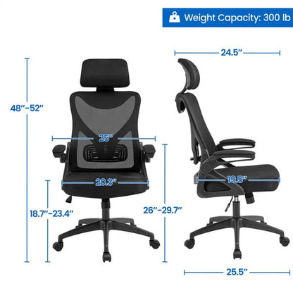 Ergonomic Mesh Office Chair Position 3