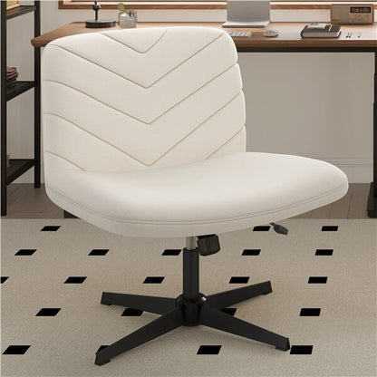 Wide Criss Cross Chair with No Wheels Position 11