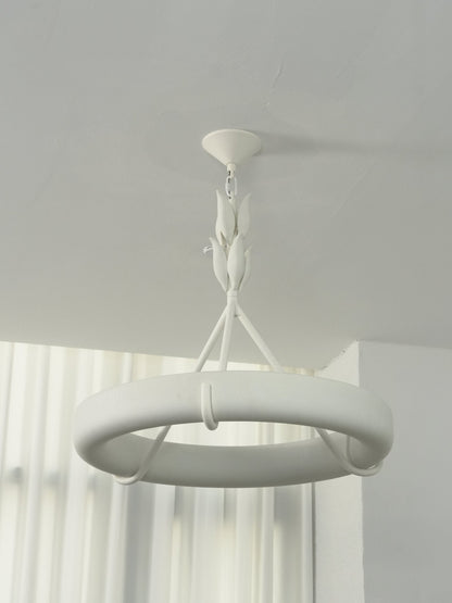 Tinsley Plaster Chandelier - Elegant Design with Adjustable Height & S
