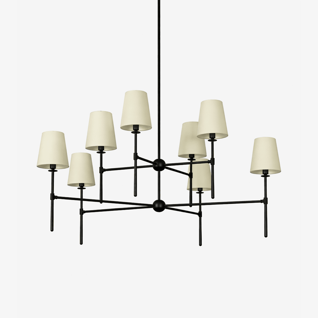 Modern Axial Chandelier - Adjustable Brightness & Elegant Design