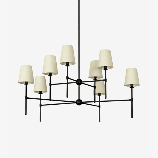 Modern Axial Chandelier - Adjustable Brightness & Elegant Design