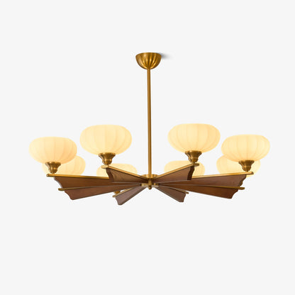 Elara Bloom Modern Chandelier with Adjustable Height & LED Lighting