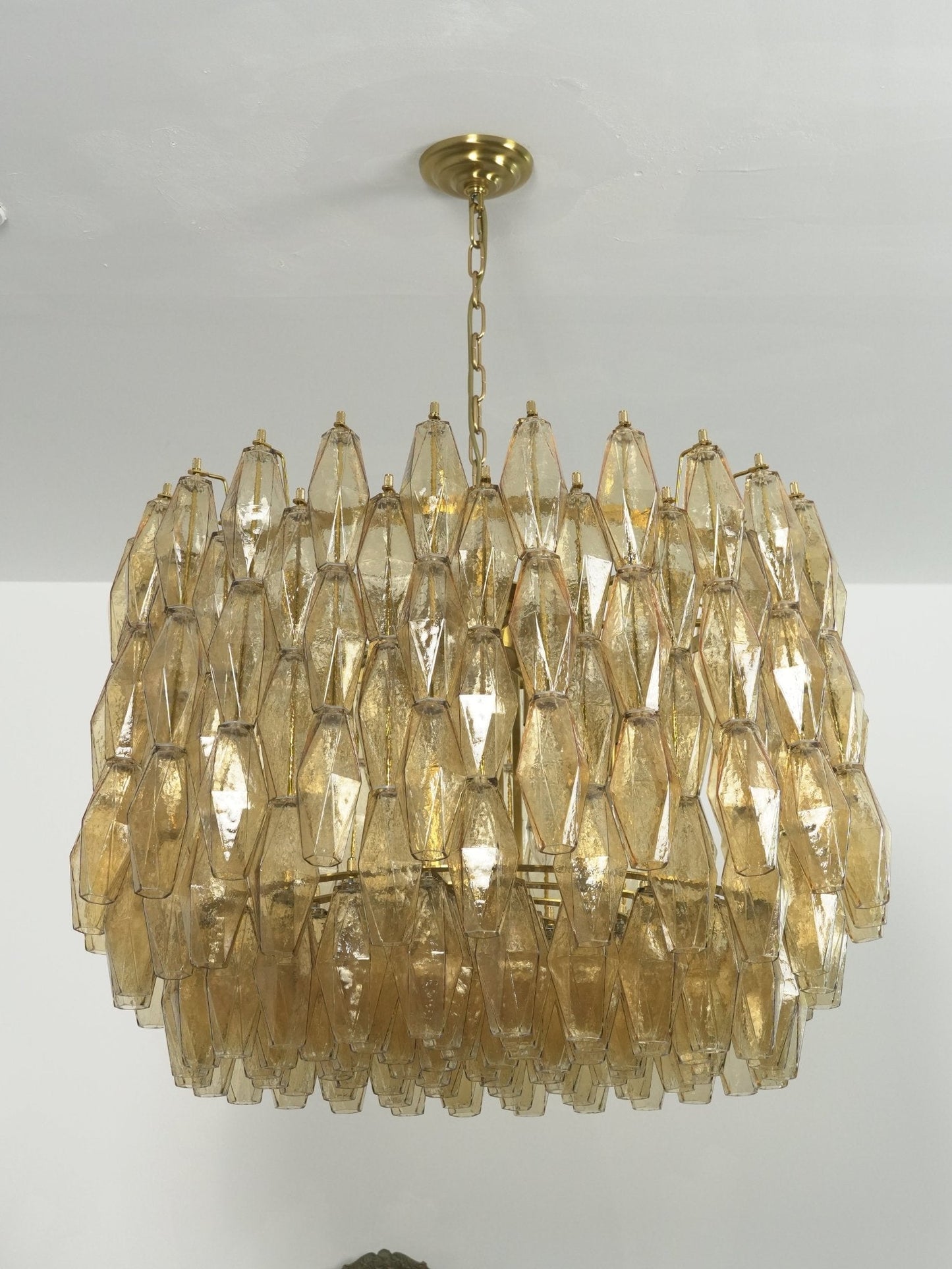 Sorrento Drum Chandelier - Elegant Design with Adjustable Height & LED