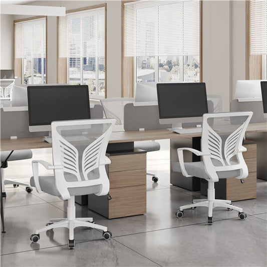 2pcs Mesh Office Chairs Position 1