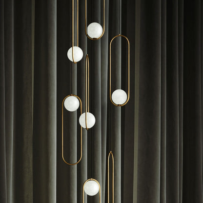 Mila Combination Chandelier - Modern Design with Adjustable Arms & LED