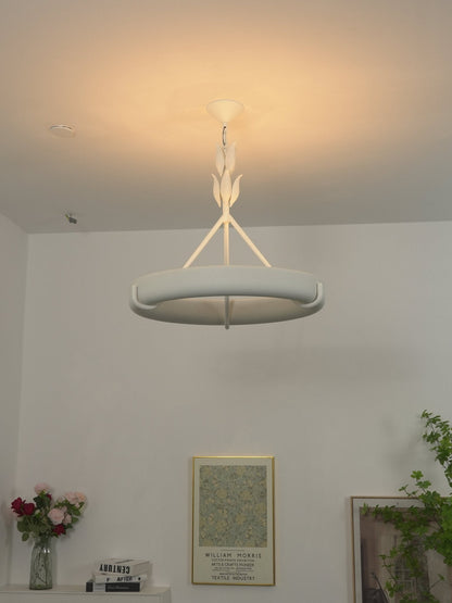 Tinsley Plaster Chandelier - Elegant Design with Adjustable Height & S