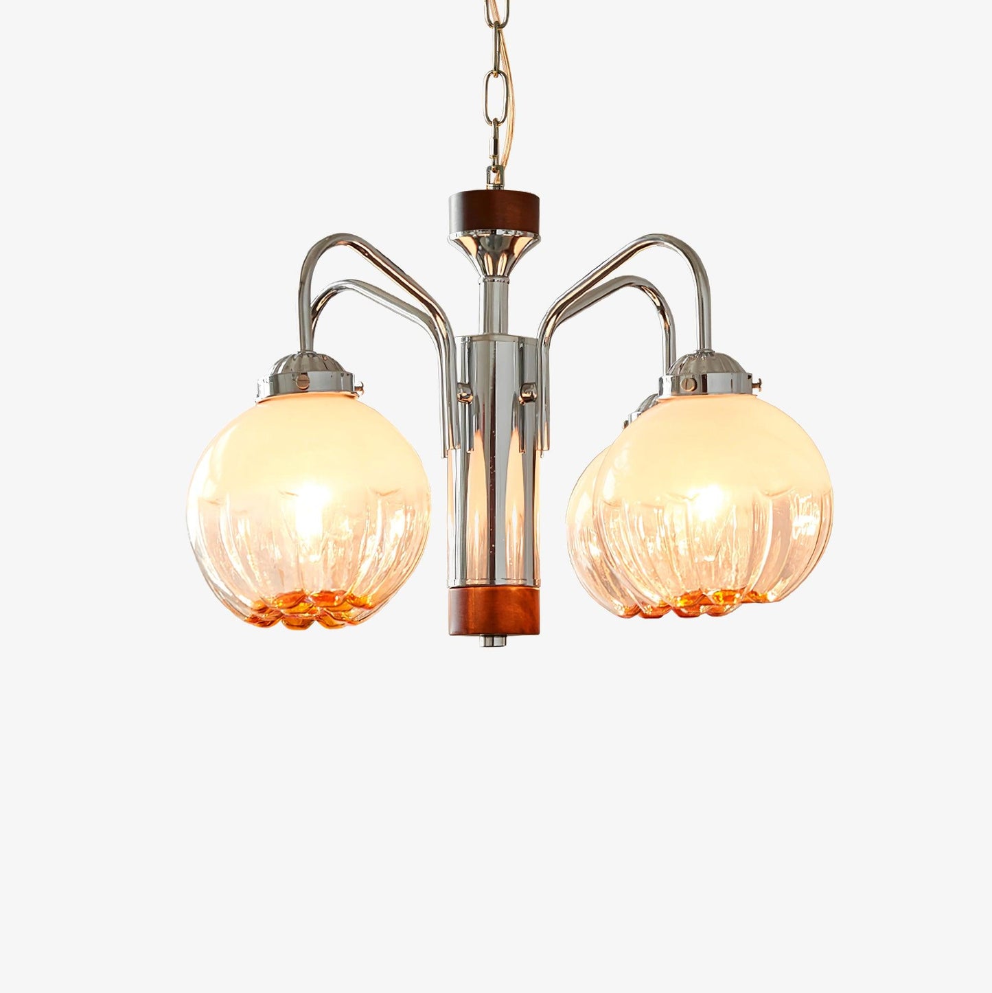 Elegant Flower Bud Chandelier - Dimmable LED, Adjustable Height