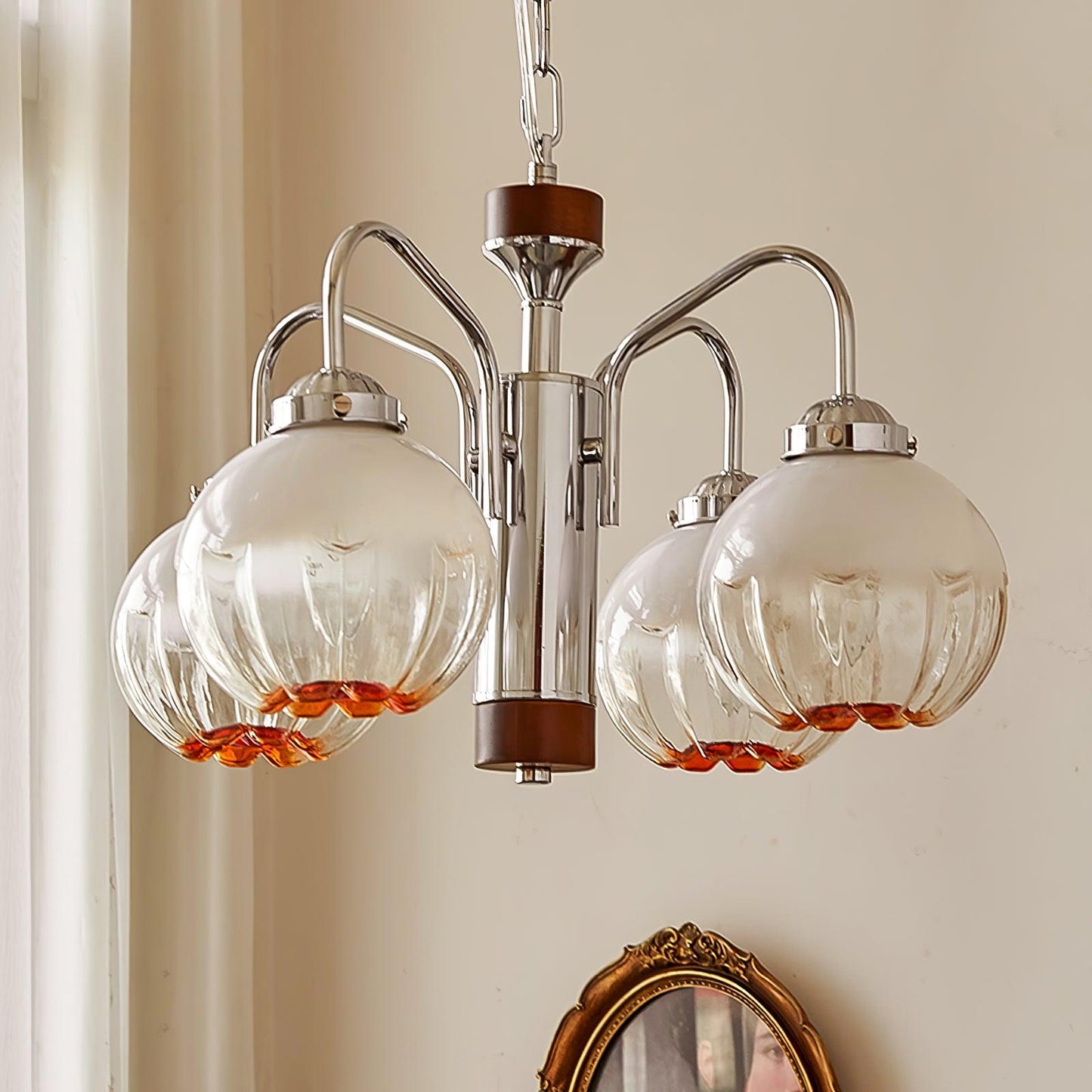 Elegant Flower Bud Chandelier - Dimmable LED, Adjustable Height