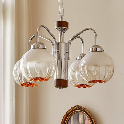 Elegant Flower Bud Chandelier - Dimmable LED, Adjustable Height