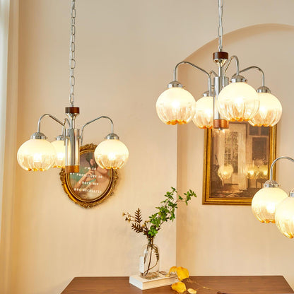 Elegant Flower Bud Chandelier - Dimmable LED, Adjustable Height