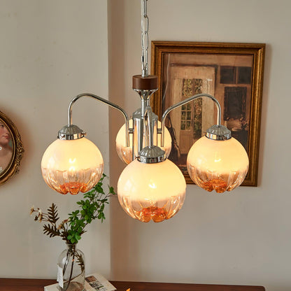 Elegant Flower Bud Chandelier - Dimmable LED, Adjustable Height