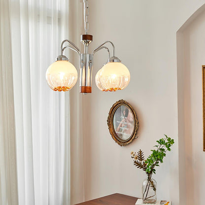 Elegant Flower Bud Chandelier - Dimmable LED, Adjustable Height