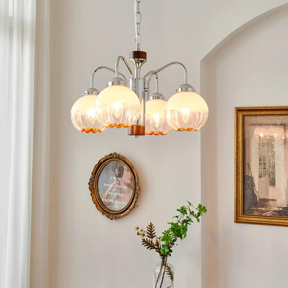 Elegant Flower Bud Chandelier - Dimmable LED, Adjustable Height