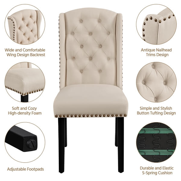 Dining Chairs Upholstered Fabric Chairs Position 4
