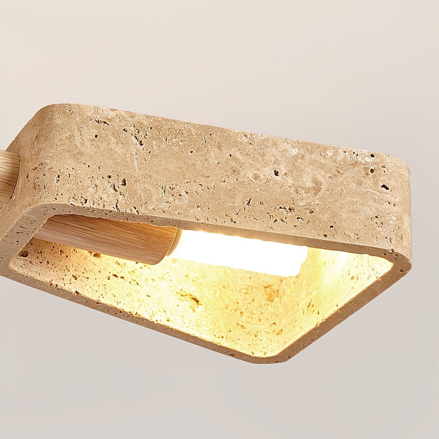 Elementa Travertone Chandelier - Modern Design, Adjustable Height, LED