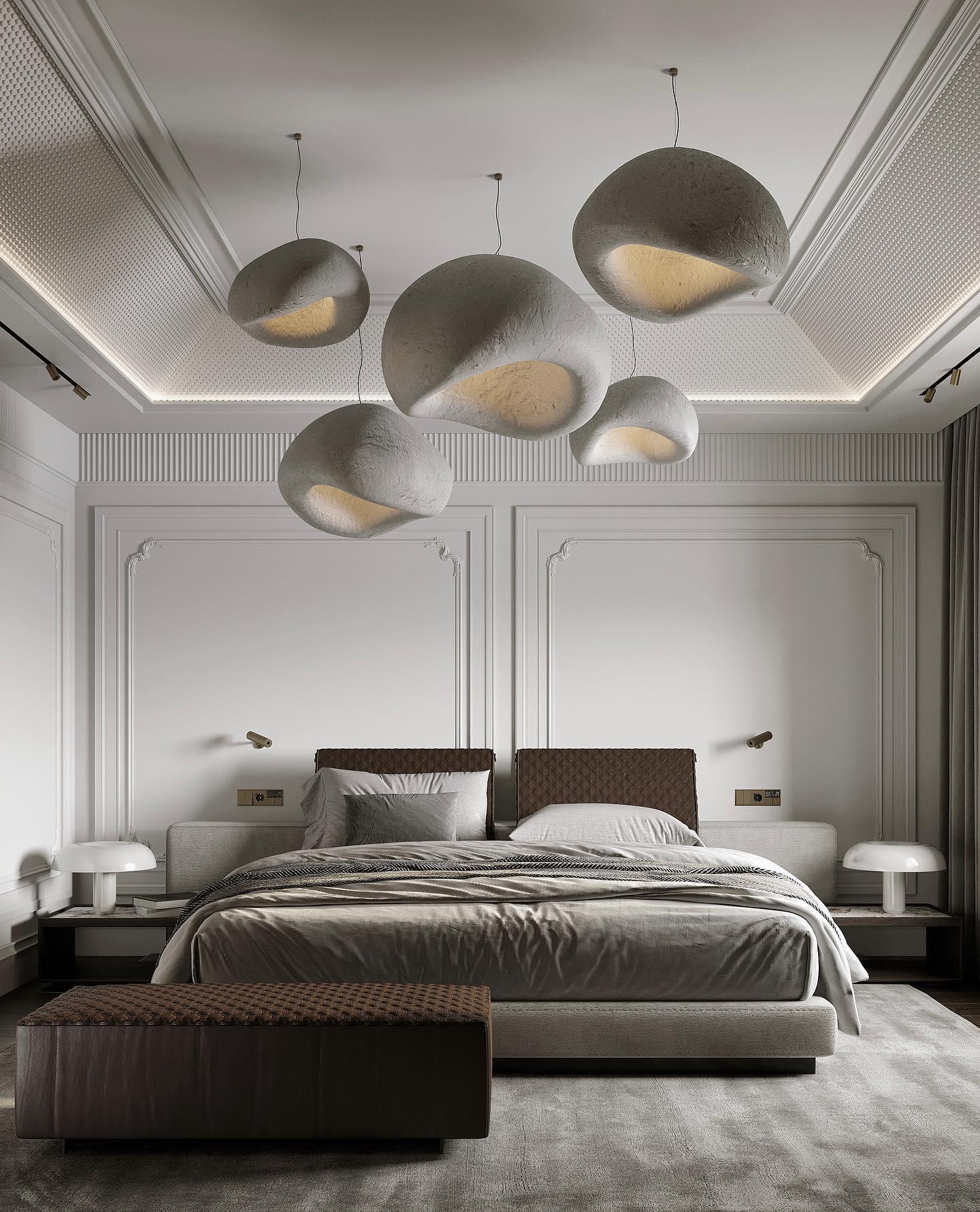 Zenra Wabi-Sabi Organic Chandelier - Eco-Friendly, Adjustable Height