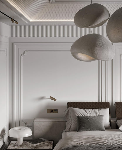 Zenra Wabi-Sabi Organic Chandelier - Eco-Friendly, Adjustable Height