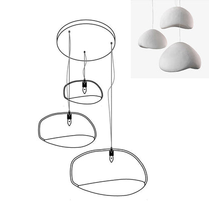 Zenra Wabi-Sabi Organic Chandelier - Eco-Friendly, Adjustable Height