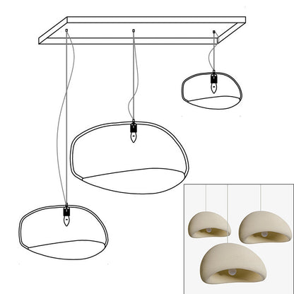 Zenra Wabi-Sabi Organic Chandelier - Eco-Friendly, Adjustable Height