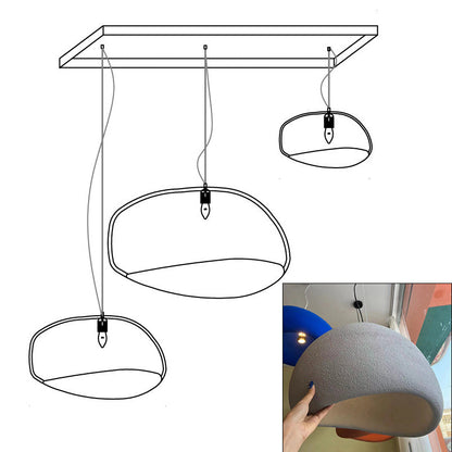 Zenra Wabi-Sabi Organic Chandelier - Eco-Friendly, Adjustable Height