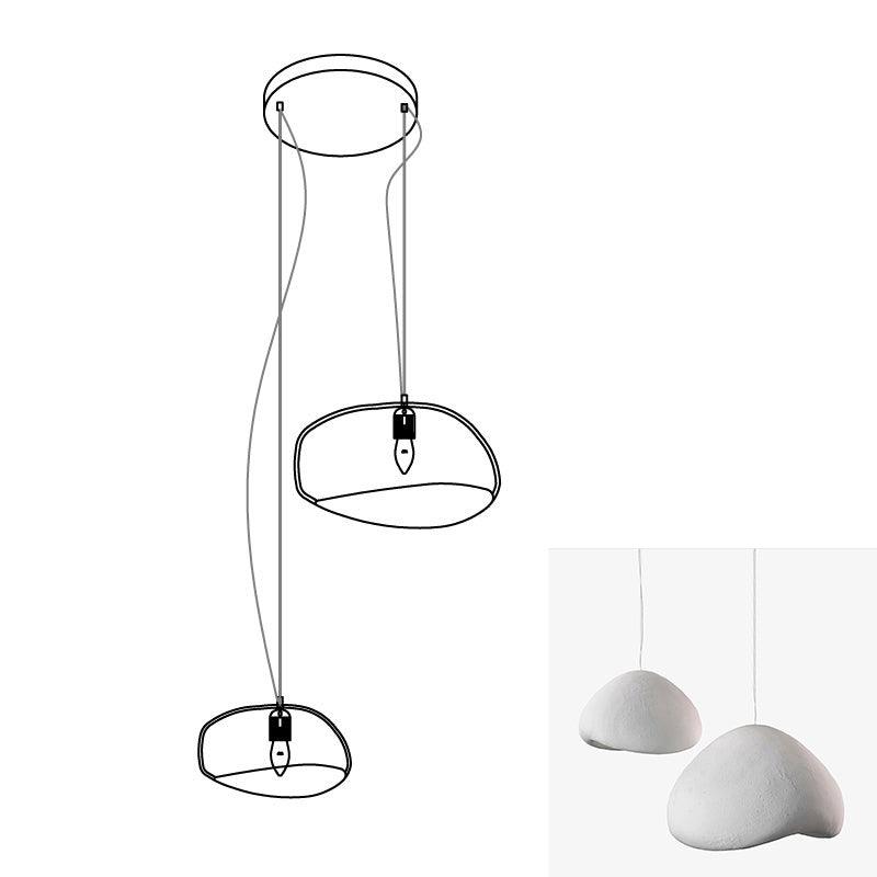 Zenra Wabi-Sabi Organic Chandelier - Eco-Friendly, Adjustable Height