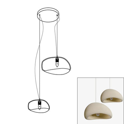 Zenra Wabi-Sabi Organic Chandelier - Eco-Friendly, Adjustable Height