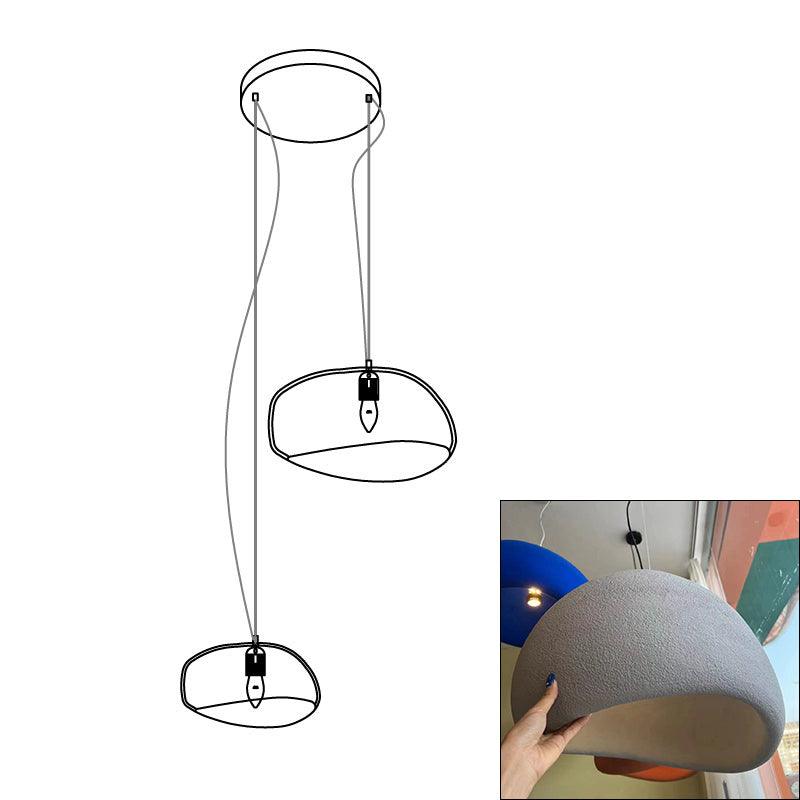 Zenra Wabi-Sabi Organic Chandelier - Eco-Friendly, Adjustable Height