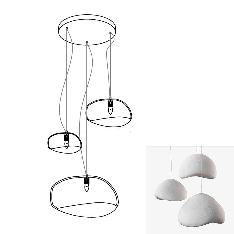 Zenra Wabi-Sabi Organic Chandelier - Eco-Friendly, Adjustable Height