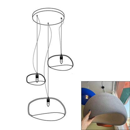 Zenra Wabi-Sabi Organic Chandelier - Eco-Friendly, Adjustable Height