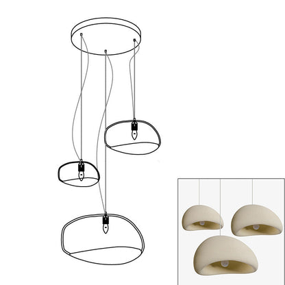 Zenra Wabi-Sabi Organic Chandelier - Eco-Friendly, Adjustable Height