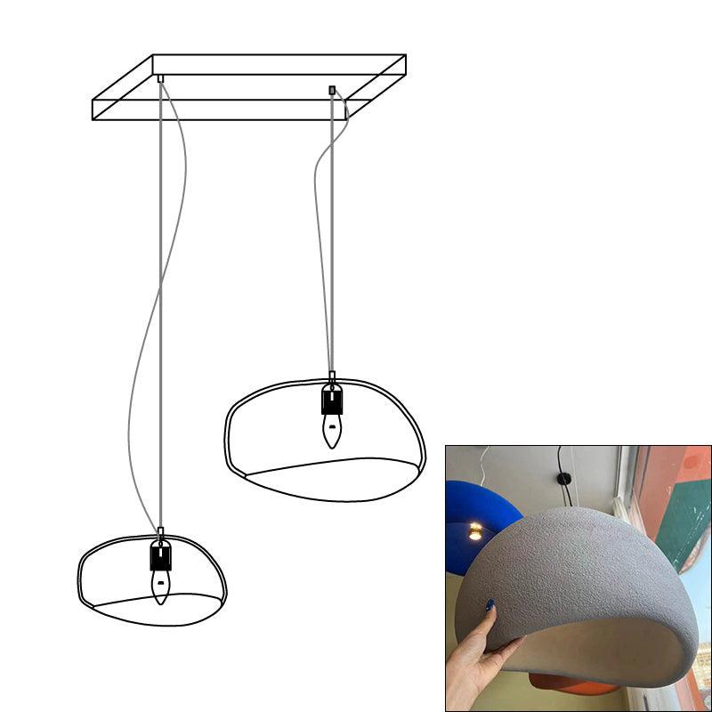 Zenra Wabi-Sabi Organic Chandelier - Eco-Friendly, Adjustable Height