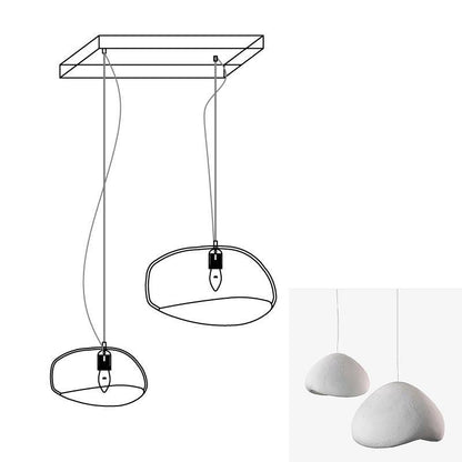 Zenra Wabi-Sabi Organic Chandelier - Eco-Friendly, Adjustable Height