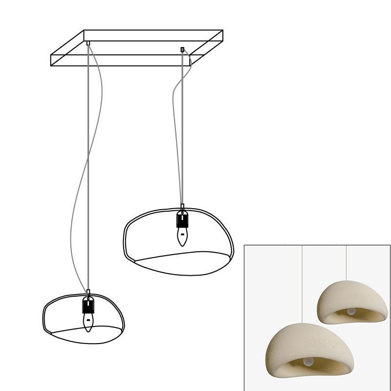 Zenra Wabi-Sabi Organic Chandelier - Eco-Friendly, Adjustable Height