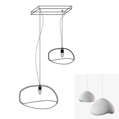 Zenra Wabi-Sabi Organic Chandelier - Eco-Friendly, Adjustable Height