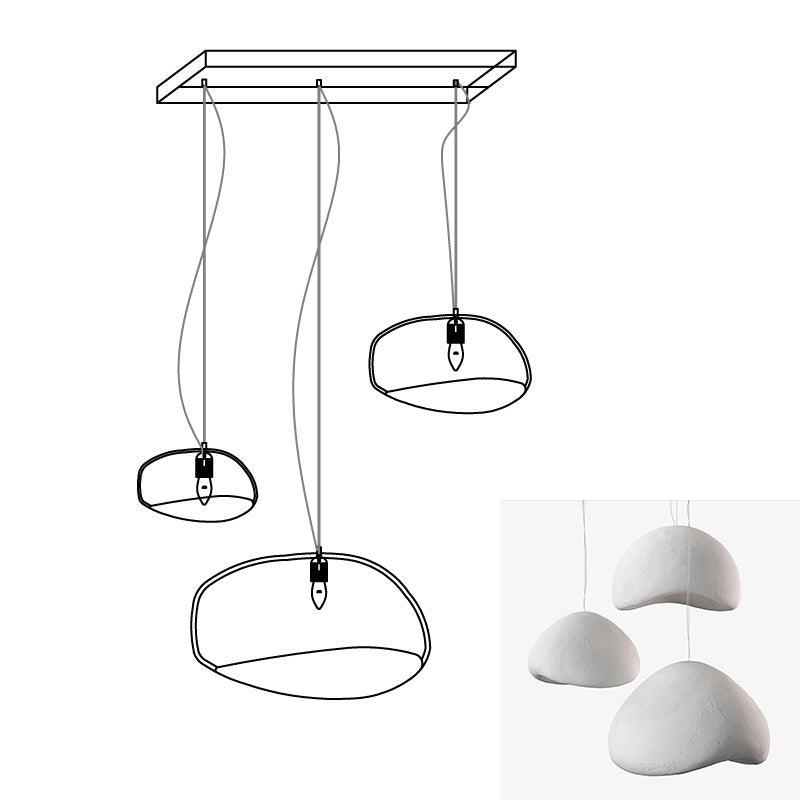 Zenra Wabi-Sabi Organic Chandelier - Eco-Friendly, Adjustable Height