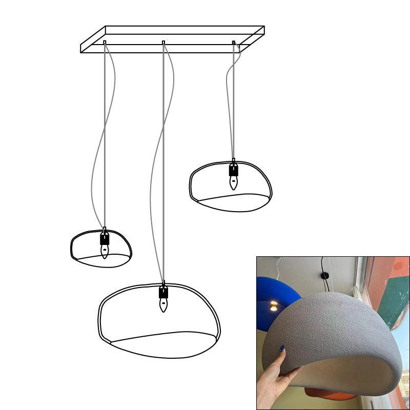 Zenra Wabi-Sabi Organic Chandelier - Eco-Friendly, Adjustable Height