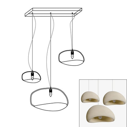 Zenra Wabi-Sabi Organic Chandelier - Eco-Friendly, Adjustable Height