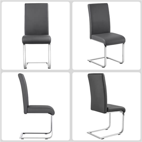 6PCS Dining Chairs Modern Kitchen Chairs Position 4