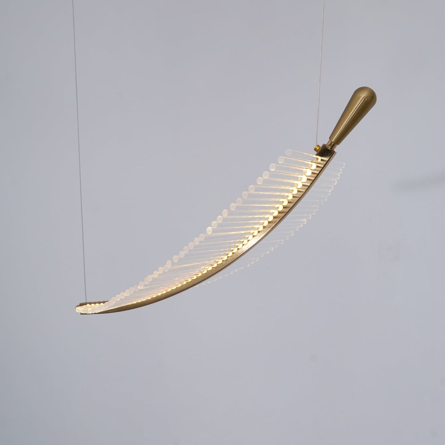 Modern Leaf LED Chandelier - Dimmable, Energy-Efficient Lighting
